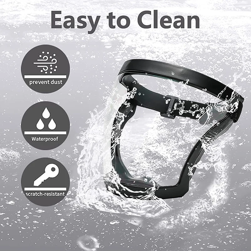 6 Colors Transparent Face Mask Full Face Shield Safety Glasses Eye Protection Windproof Dustproof Anti-splash Kitchen Tool New thumbnail 6