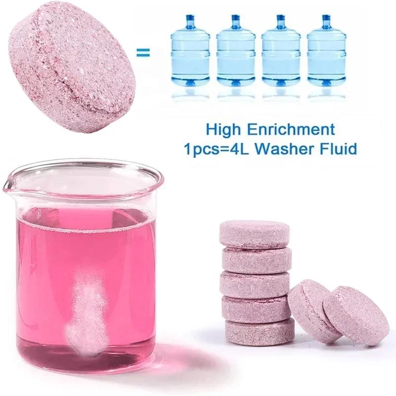 Car Windshield Cleaner Effervescent Tablets Solid Washer Agent Universal Auto Glass Water Dust Soot Remover car accessories thumbnail 4