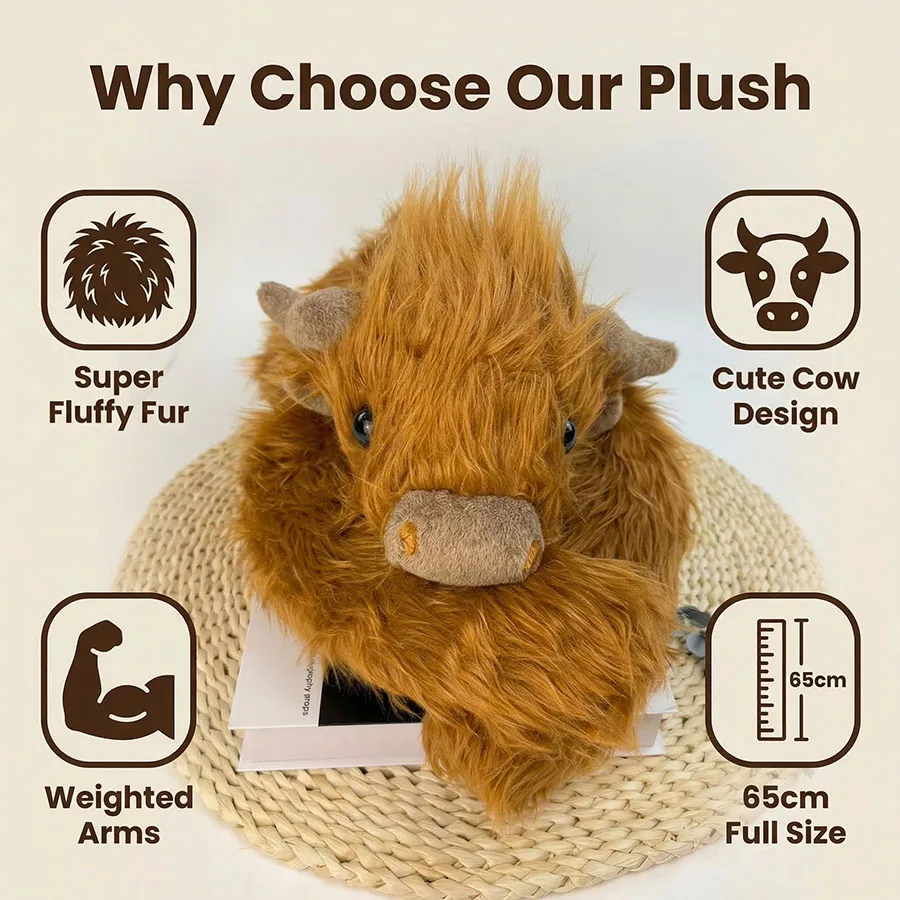 50/60/65cm Long Arm Stuffed Animal Arm Weighted Soft Plush Pillow Raccoon Koala Bear Sloth  Dinosaur Gift for Boys and Girls thumbnail 6