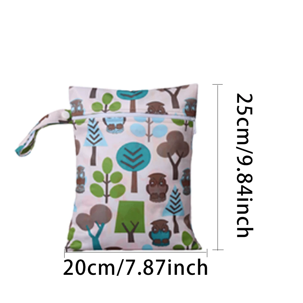 20*25cm Soft Waterproof Cute Menstrual Pad Cloth Bag Eco-friendly Washable Handbag Baby Stroller Carry Storage Diaper Bags thumbnail 2