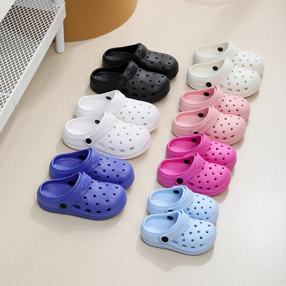 Fashion Waterproof Slippers Children Sandals Shoes Summer Outdoor Slides Soft Sole Garden Shoes Indoor Nursing Clogs Sandals thumbnail 3