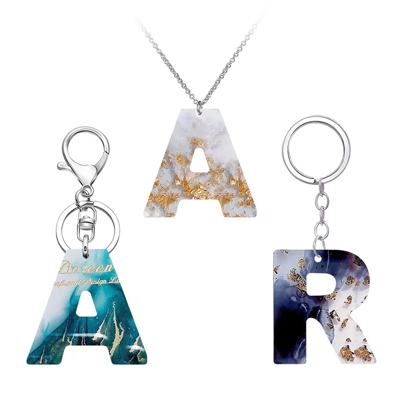 Alphabet Epoxy Resin Silicone Mold DIY Letter Number Pendant Resin Mold Keychain Earring Epoxy Resin Jewelry Crafts Casting Mold thumbnail 2