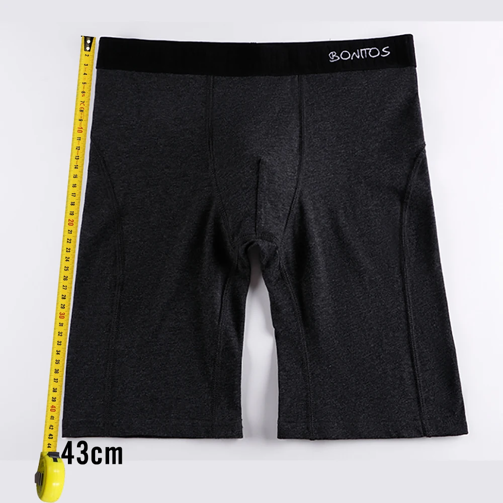 3pcs Long Boxers For Man Underware Lots Mens Underpants Cotton Men's Panties Family Boxershorts Boxer Sexy Male Shorts Calecon thumbnail 6