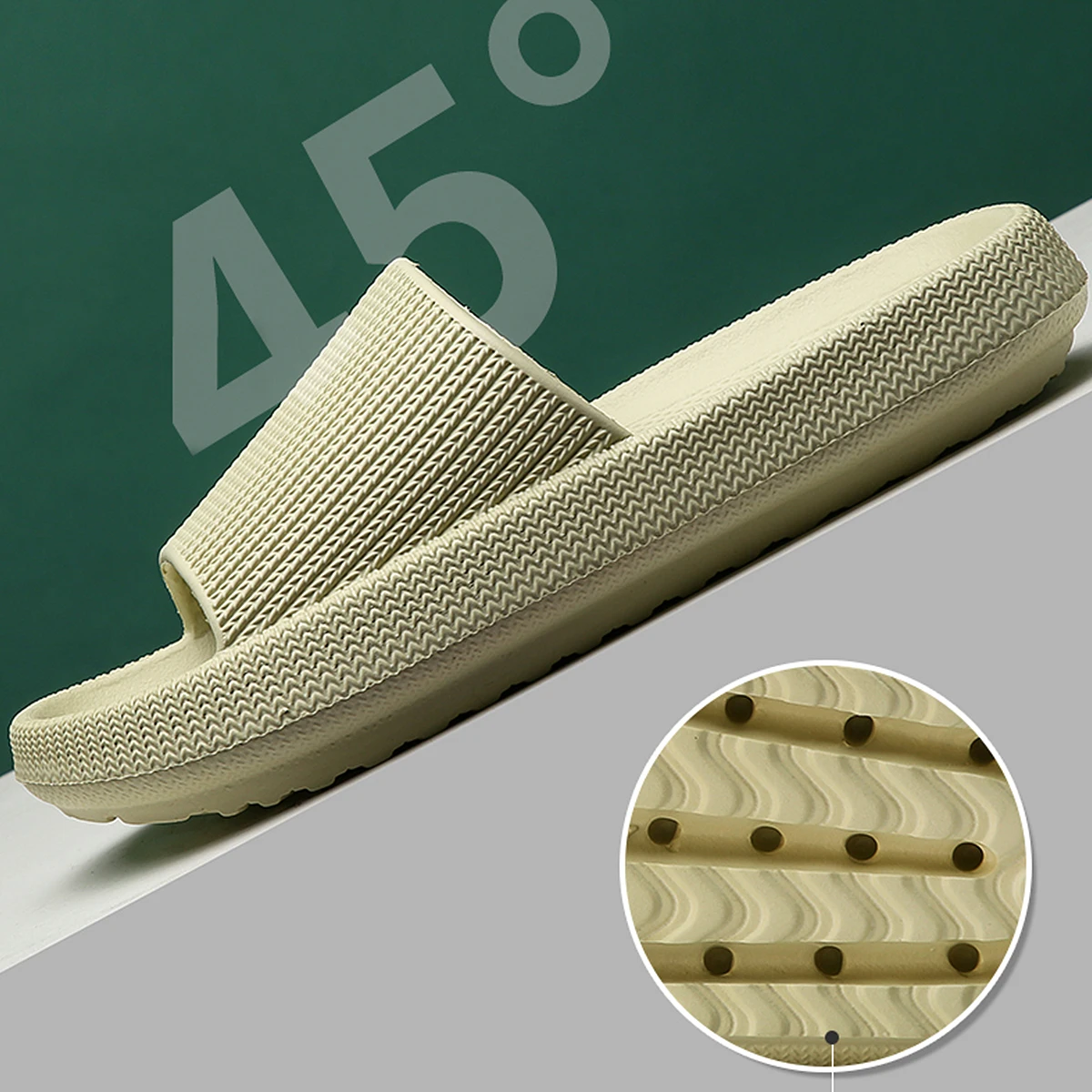 Step on the Sense of Shit Slippers Summer Home Wear Soft-soled Non-slip Shoes Eva Simple MEN'S Slippers thumbnail 4
