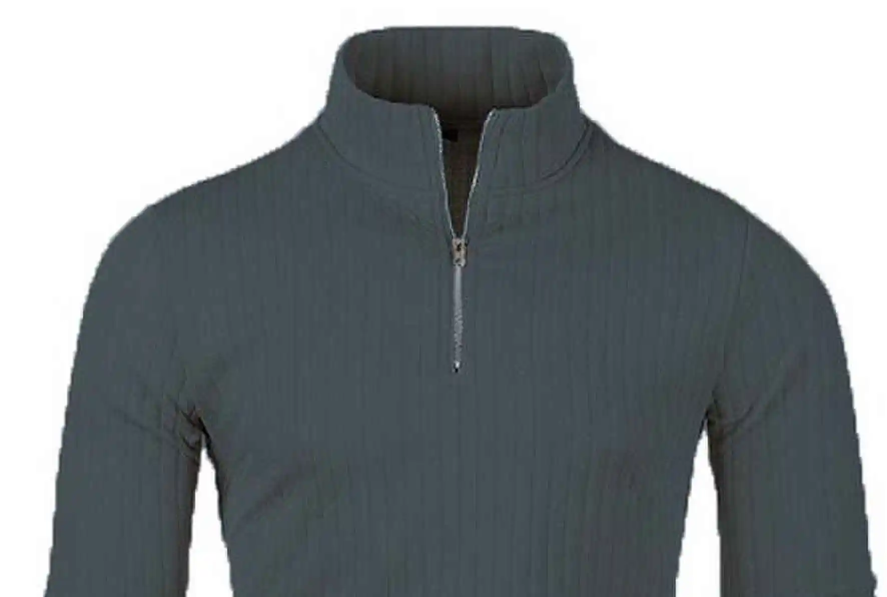 Men's semi-turtleneck zipper sweater Men's fall/winter loose sweater casual pullover long-sleeved sweater thumbnail 6