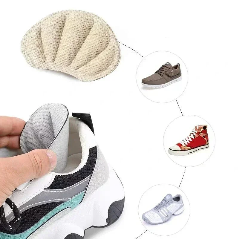 Insoles Patch Heel Pads for Sport Shoes Adjustable Size Heel Pad Pain Relief Cushion Insert Insole Heel Protector Stickers thumbnail 3