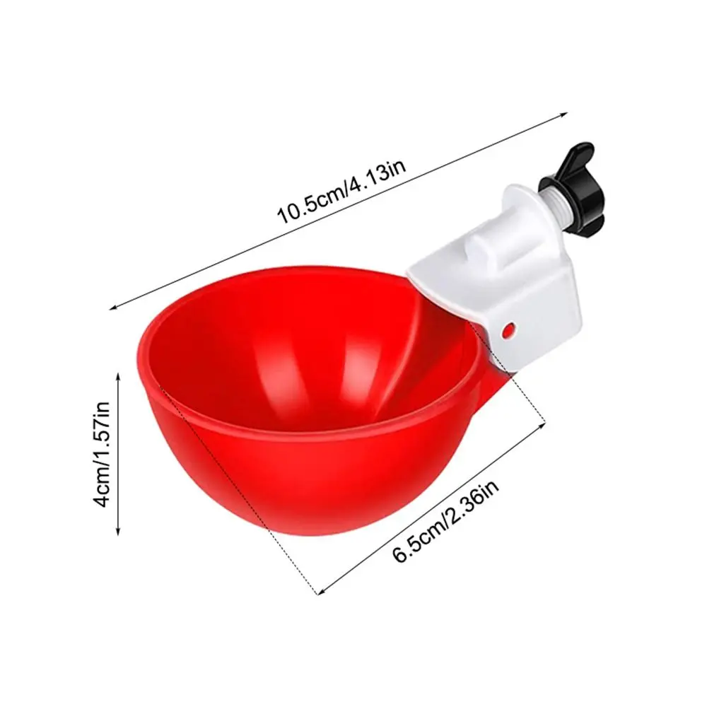 4PCS Poultry Kit Automatic Chicken Water Feeder Automatic Drinking Bowl Feeding Watering Supplie Chicken Waterer thumbnail 6