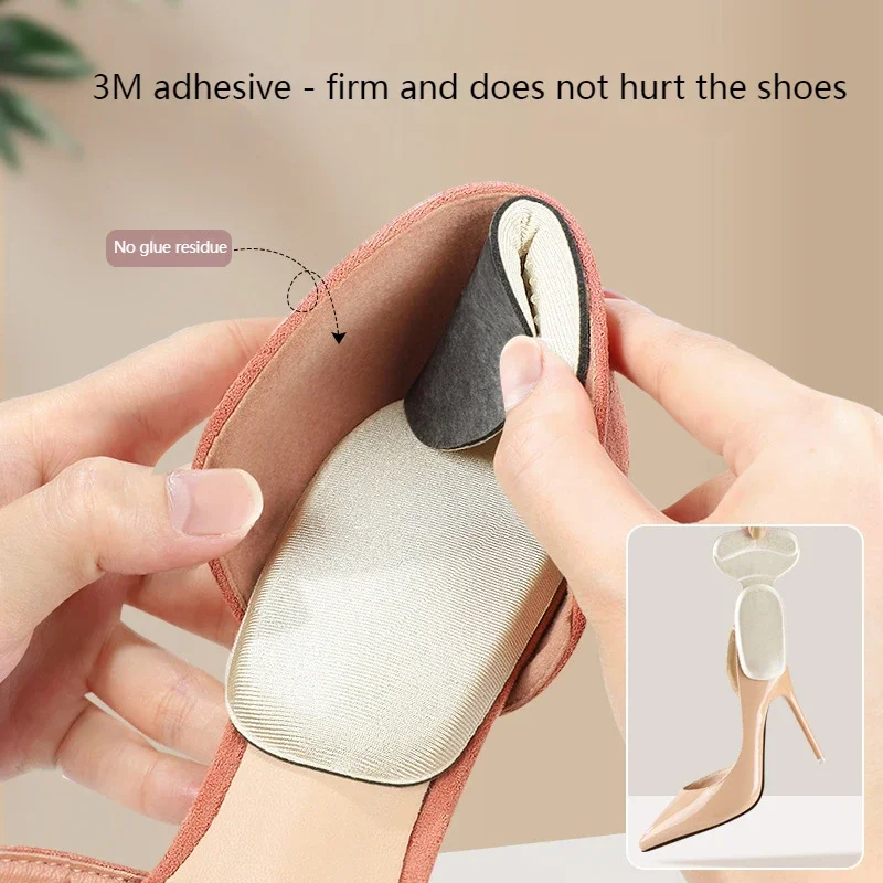 2-10pcs Women High Heels Shoes Insoles Adjustable Size Back Stickers Pain Relief Protector Cushion Antiwear Feet Care Padding thumbnail 4
