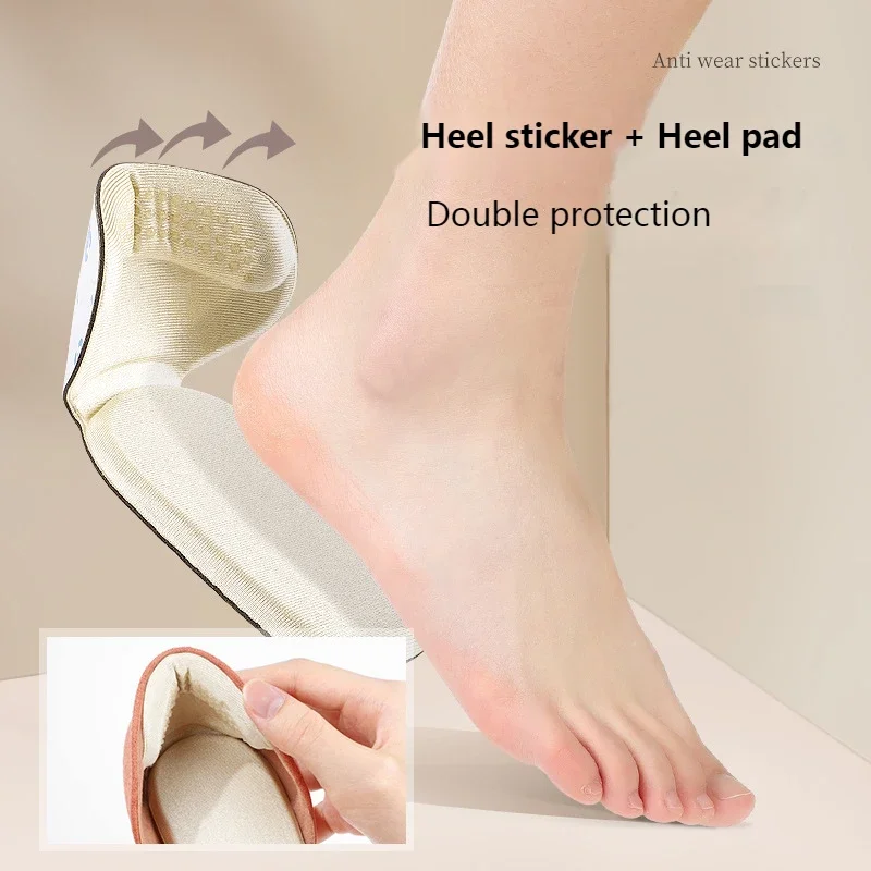 2-10pcs Women High Heels Shoes Insoles Adjustable Size Back Stickers Pain Relief Protector Cushion Antiwear Feet Care Padding thumbnail 5