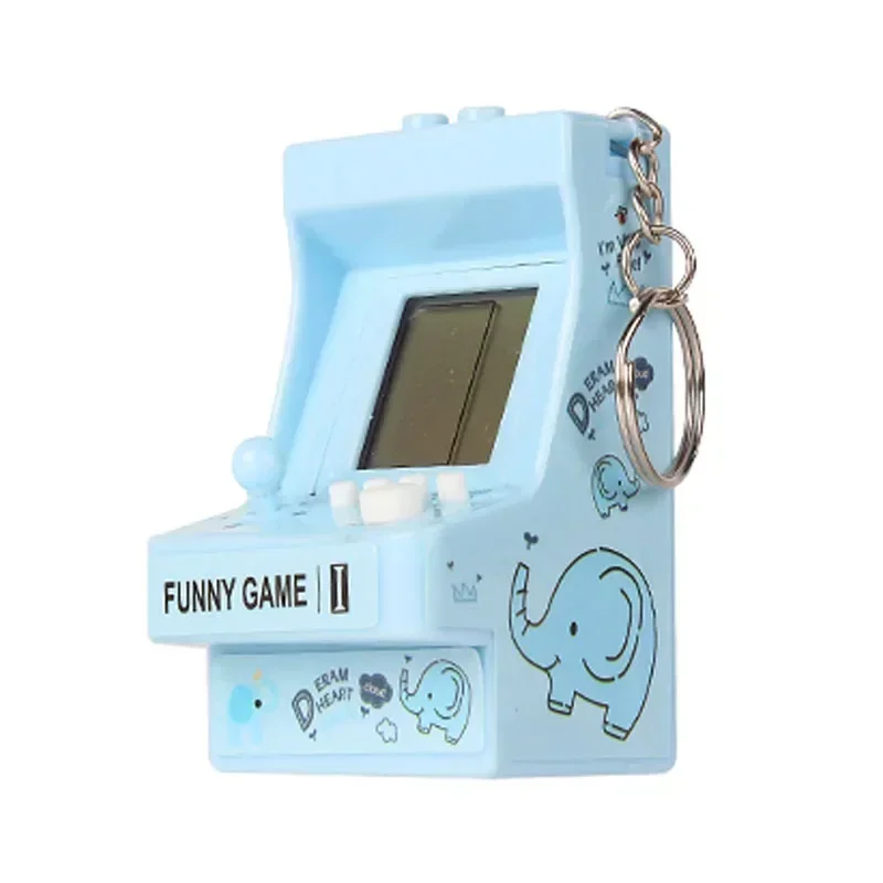 Portable Mini Pocket Keychain Ring Built-in 26 Retro Classic Games Electronic Handheld Game Console for Kid's Toy Gaming Machine thumbnail 3