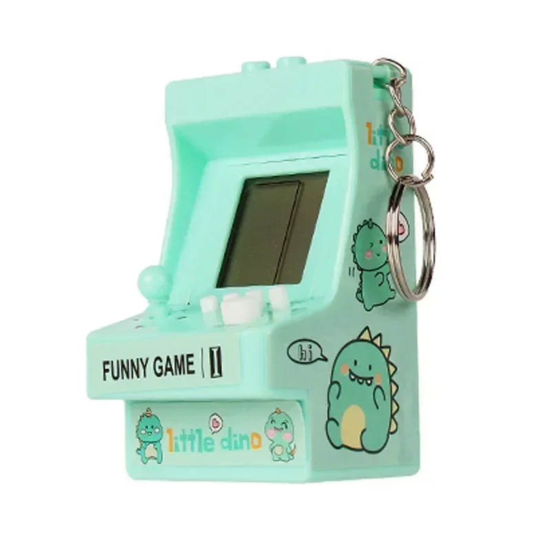Portable Mini Pocket Keychain Ring Built-in 26 Retro Classic Games Electronic Handheld Game Console for Kid's Toy Gaming Machine thumbnail 6