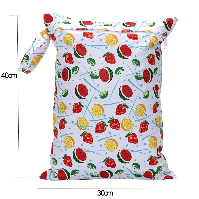 BIAI Waterproof Wet Bag Washable Diaper Wet Bag Hanging Reusable Travel Organizer Bag Baby Clothes Storage Bag Mini Wet Bag thumbnail 6