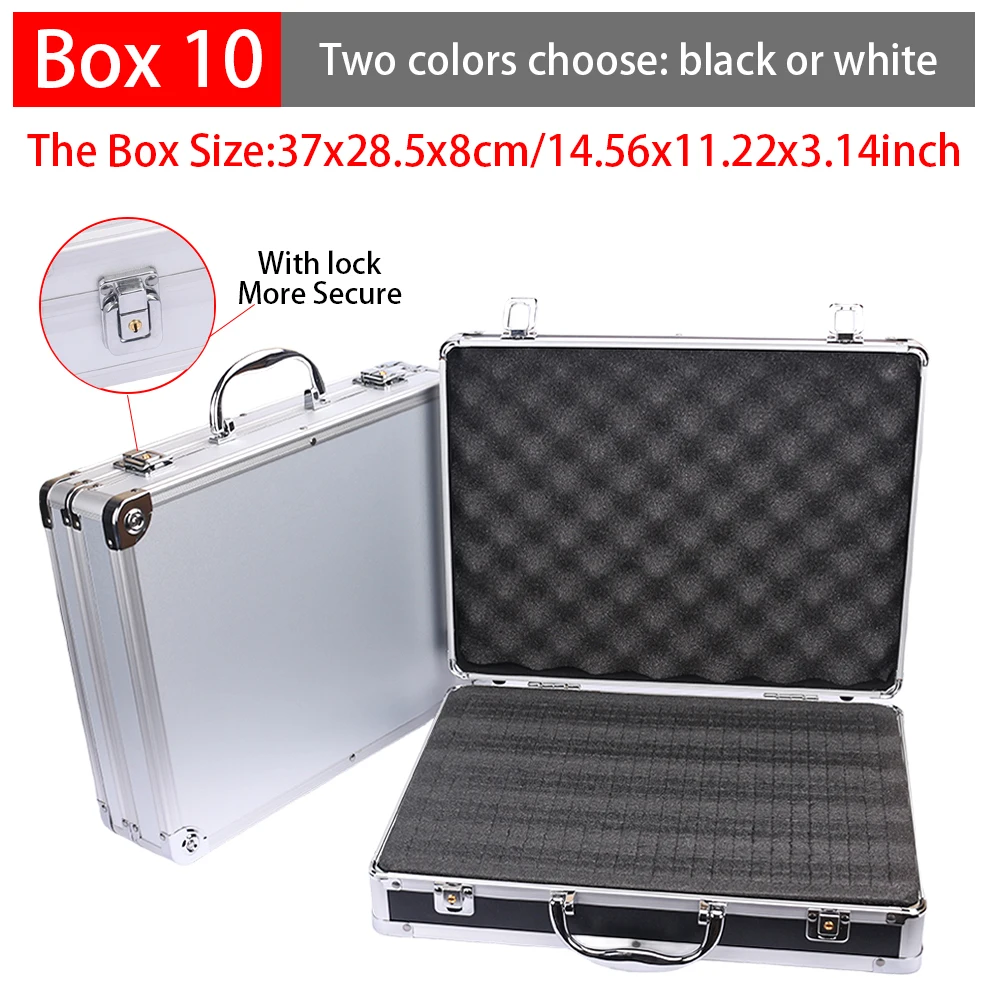 Aluminum alloy Tool Case Outdoor Vehicle Kit Box Portable Safety Equipment instrument Case Suitcase Outdoor Safety Equipment thumbnail 2