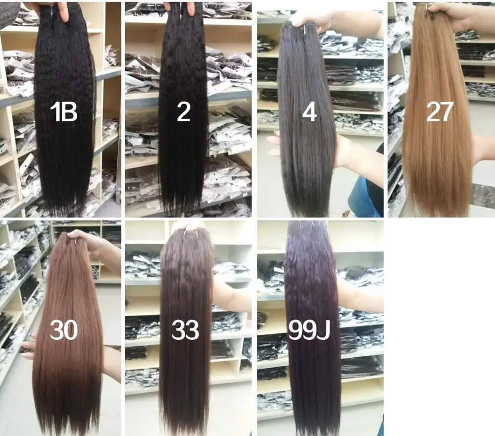Blice Synthetic Hair Extensions Kinky Straight Weaving 12-30Inch  Natural Black Hair Bundles For Women All Color Available 1Pcs thumbnail 6