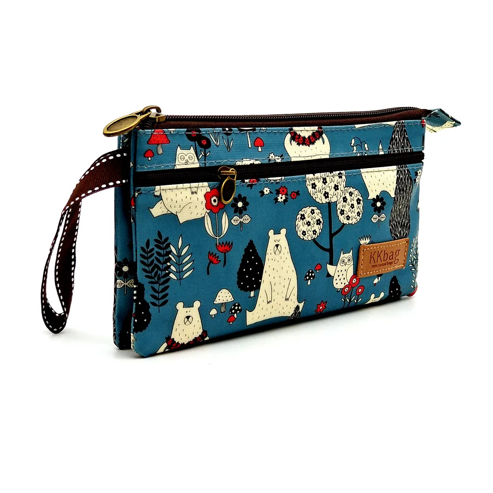 Polyester Waterproof Women's Coin Bag Ladies Organizer Wallet Female Phone Purse Money Pouch Clutch Handbag Carteira for Girls thumbnail 2