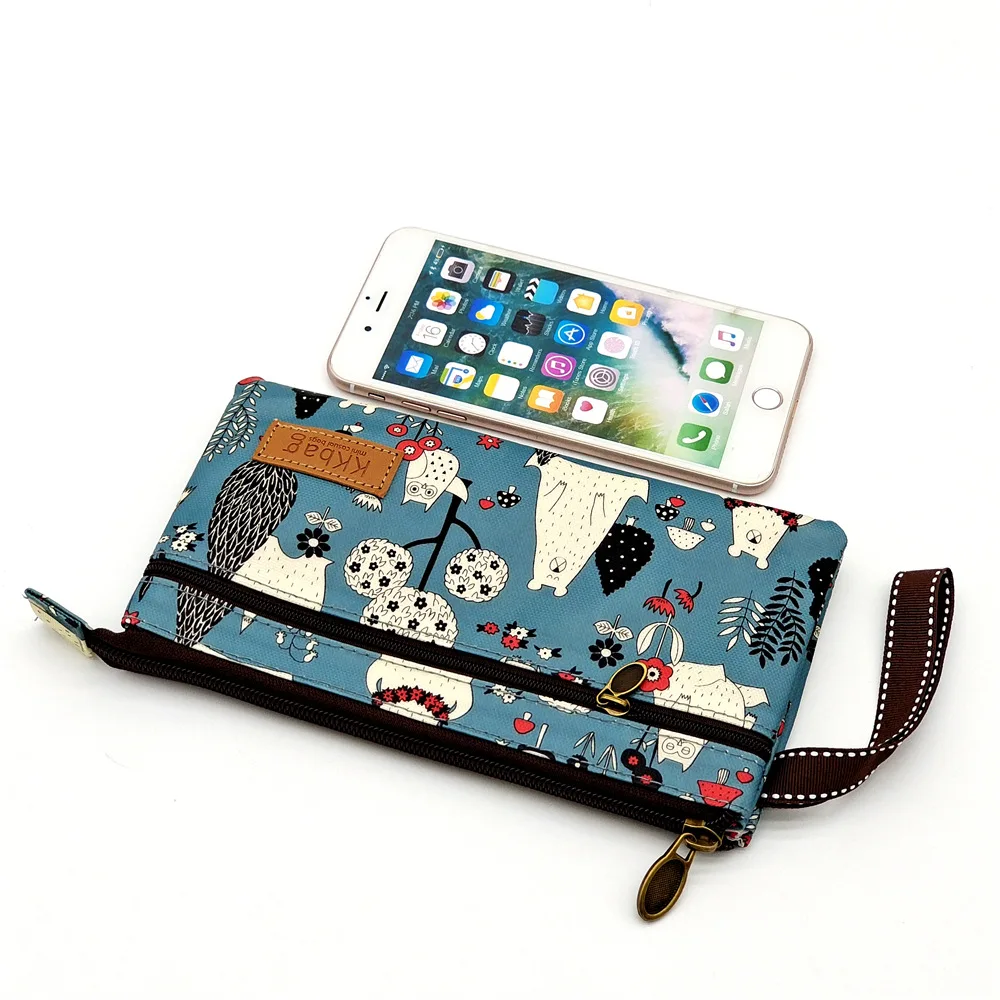 Polyester Waterproof Women's Coin Bag Ladies Organizer Wallet Female Phone Purse Money Pouch Clutch Handbag Carteira for Girls thumbnail 5
