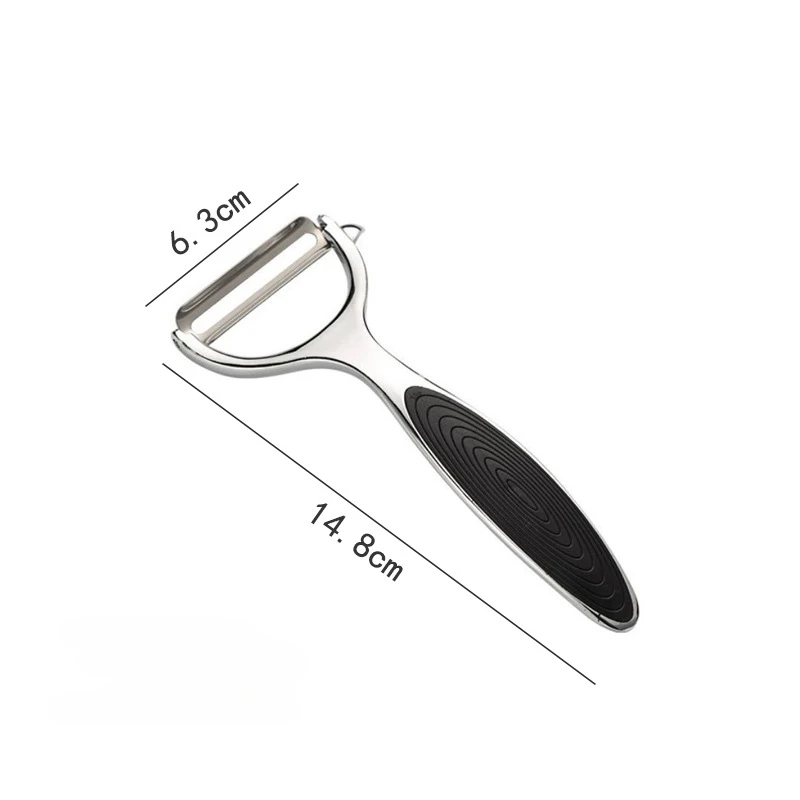 Stainless Steel Vegetable Peeler Potato Peeler Multifunctional Carrot Grater Fruit Tools Kitchen Accessories Gourmet Pelador Bar thumbnail 4