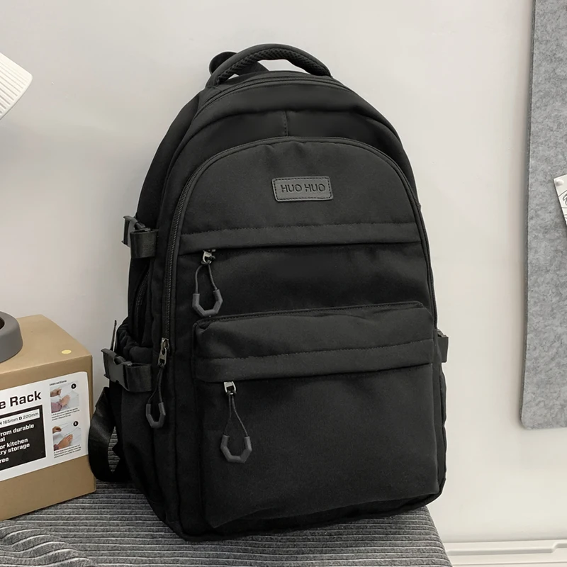 Multi-layer large capacity preppy couple travel backpack thumbnail 3