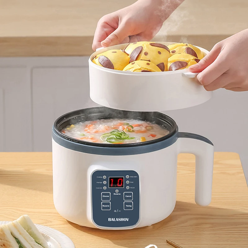 1.7L Electric Rice Cooker Single Double Layer 220V Multi Cooker Non-Stick Smart Mechanical MultiCooker Steamed Rice Pot For Home thumbnail 2