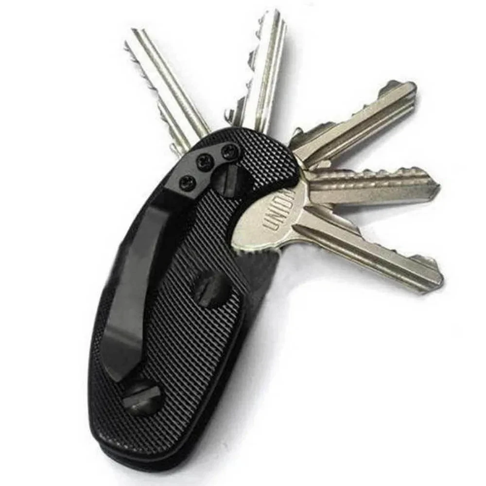 Smart Key Holder Portable Pouch Bag Case Wallet Holder Chain Car Key Wallet Housekeeper EDC Pocket Key Organizer Tools for Men thumbnail 3