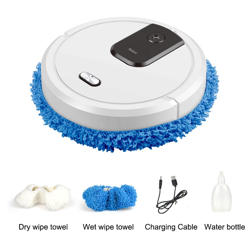 NEW Smart Sweeping and Mop Robot Vacuum Cleaner Dry and Wet Mopping Rechargeable Robot Home Appliance with Humidifying Spray thumbnail 6