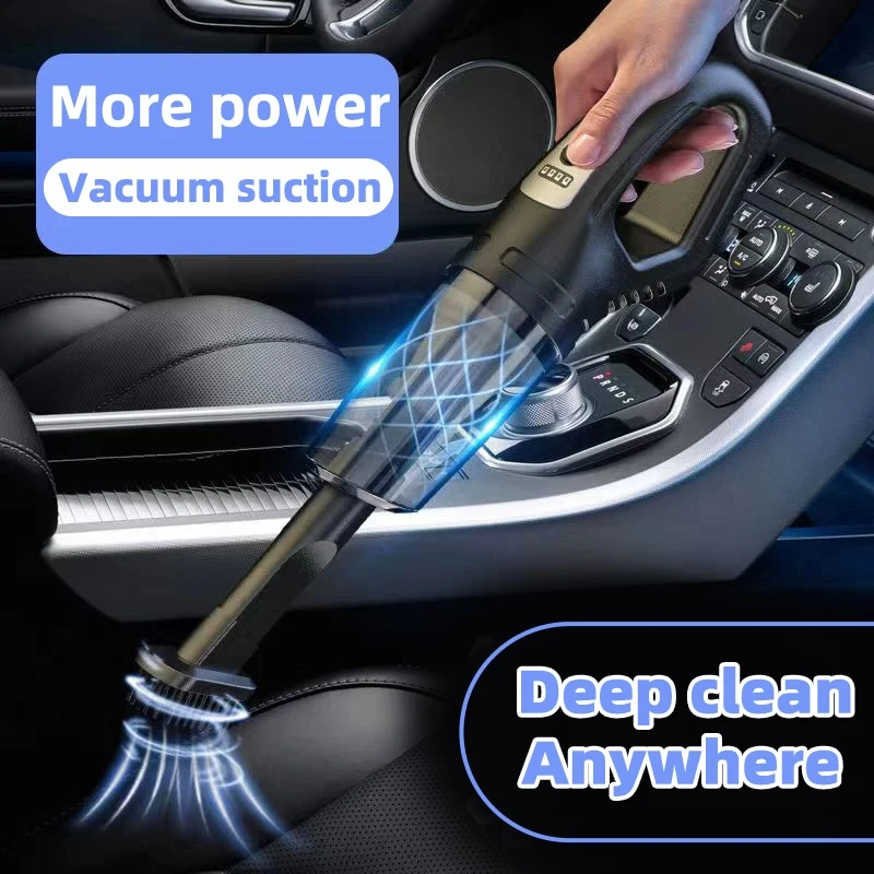 Wireless vacuum cleaner car mounted multifunctional handheld vacuum cleaner strong suction rechargeable car home dual-use thumbnail 2
