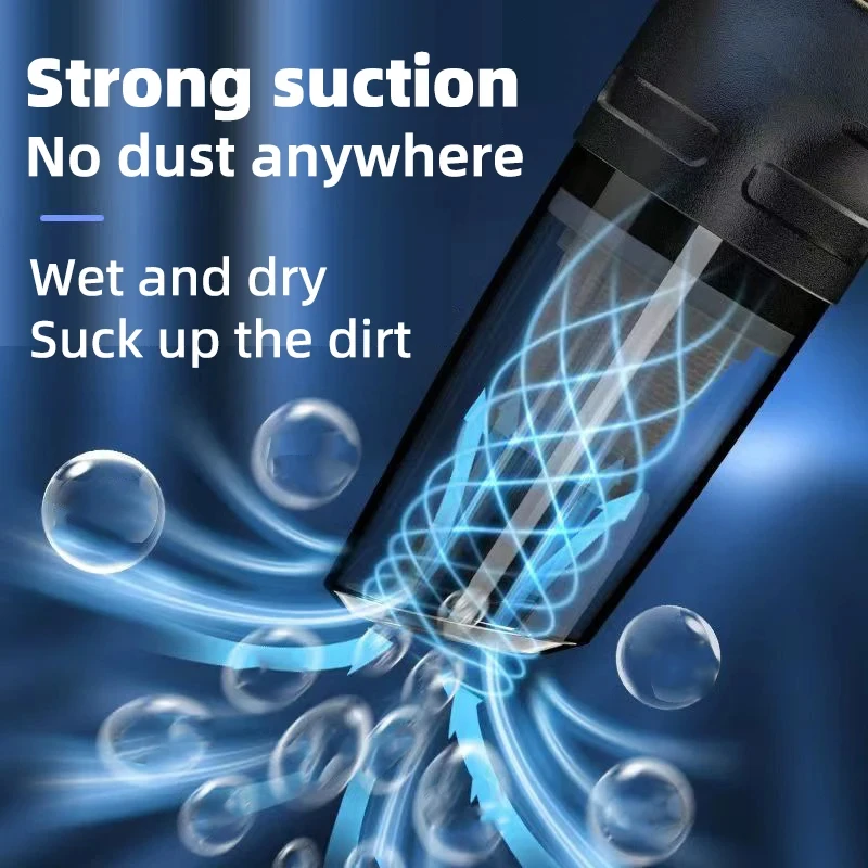 Wireless vacuum cleaner car mounted multifunctional handheld vacuum cleaner strong suction rechargeable car home dual-use thumbnail 5