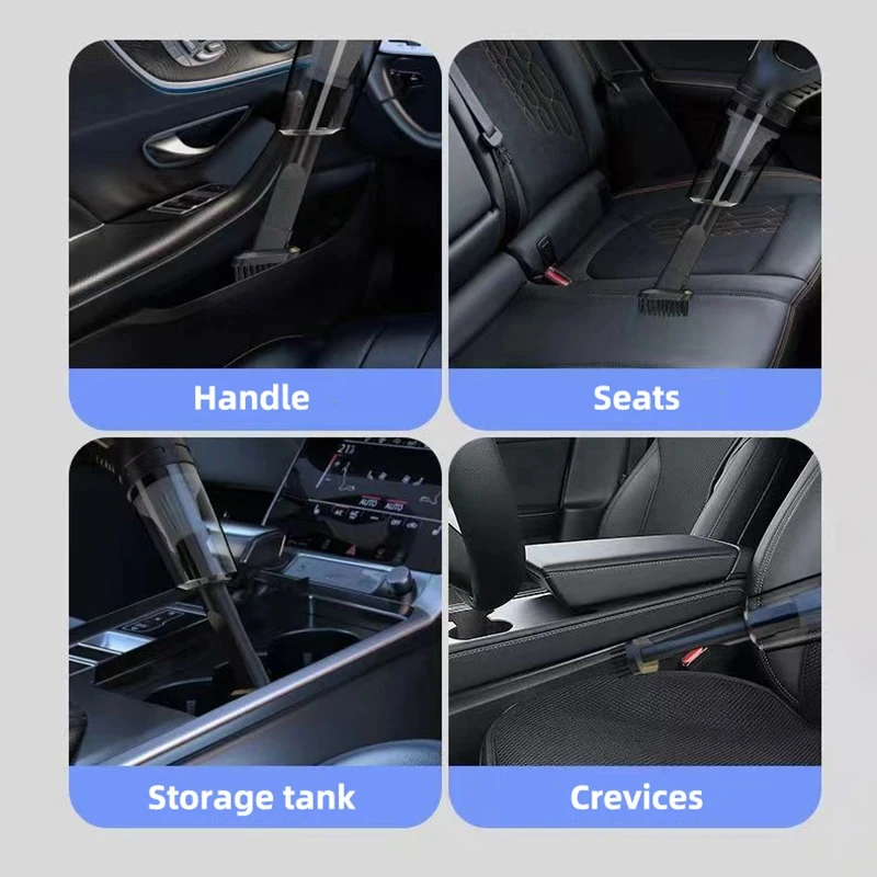 Wireless vacuum cleaner car mounted multifunctional handheld vacuum cleaner strong suction rechargeable car home dual-use thumbnail 4