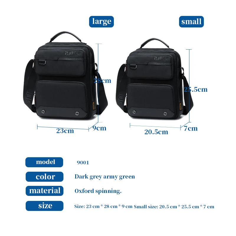 Bag for men Messenger Bag Business Men Shoulder bag Fashion Handbag Men Bag Waterproof bolso hombre thumbnail 6