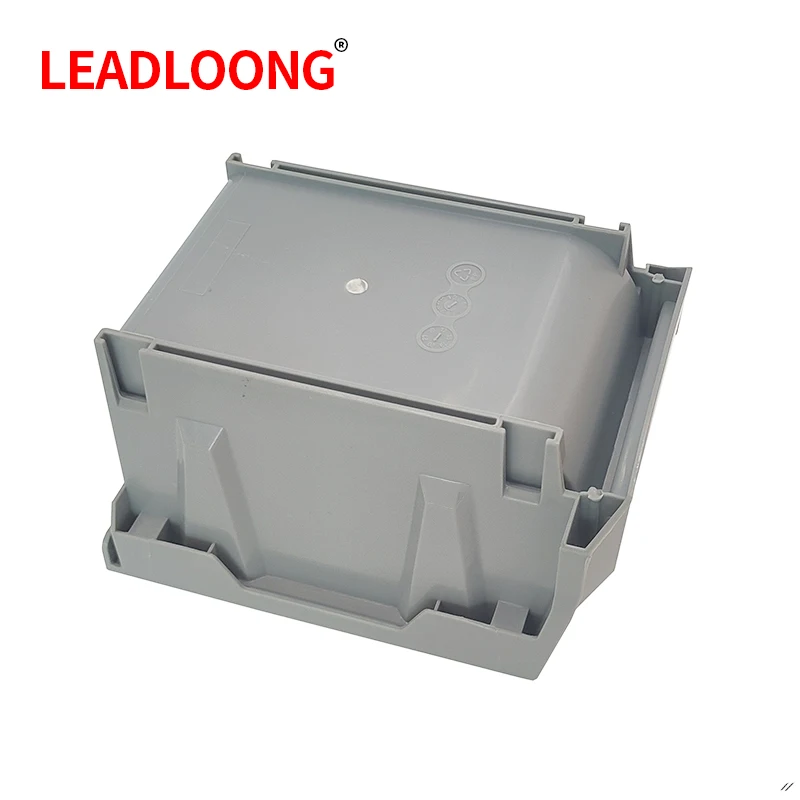 LEADLOONG Parts Bin 6/24pcs 13.5x10.5x7.6cm/5x4*3inch Gray Stackable Plastic Garage Tool Storage Box Container Organizer Bin thumbnail 6