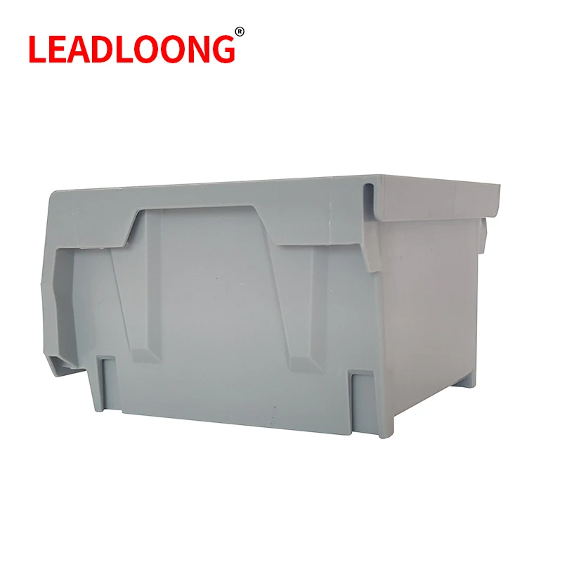 LEADLOONG Parts Bin 6/24pcs 13.5x10.5x7.6cm/5x4*3inch Gray Stackable Plastic Garage Tool Storage Box Container Organizer Bin thumbnail 4