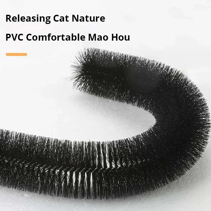 Cat Toy Arch Self Groome Pamper Feline with A Massage Grooming Rubbing Brush with Scratching Pad Toy for Cats Interactive Toys thumbnail 3