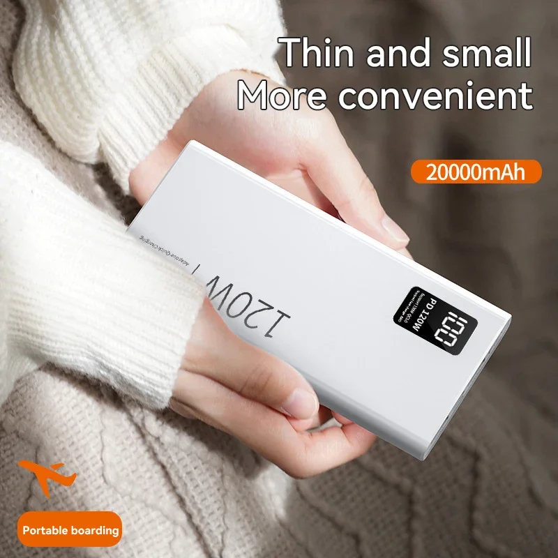 80000mAh Power Bank 120W Super Fast Charging 100% Sufficient Capacity Portable Battery Charger Digital Display For iPhone Xiaomi thumbnail 6