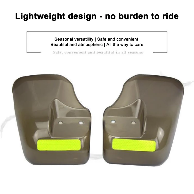 Motorcycle Handlebar Guard Universal Electric Bike Hand Protector With Reflective Strip Anti Wind Handle Bar Guard Accessories thumbnail 5