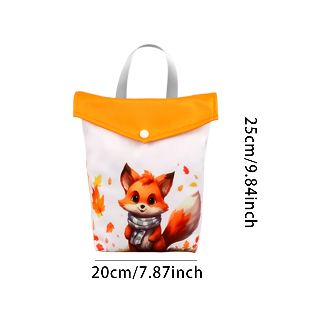 AI2 Multifunction Baby Diaper Bag Cute Cartoon Animal 20*25cm and 25*30cm Mommy Portable Storage Bags New Design Wet Bag thumbnail 2