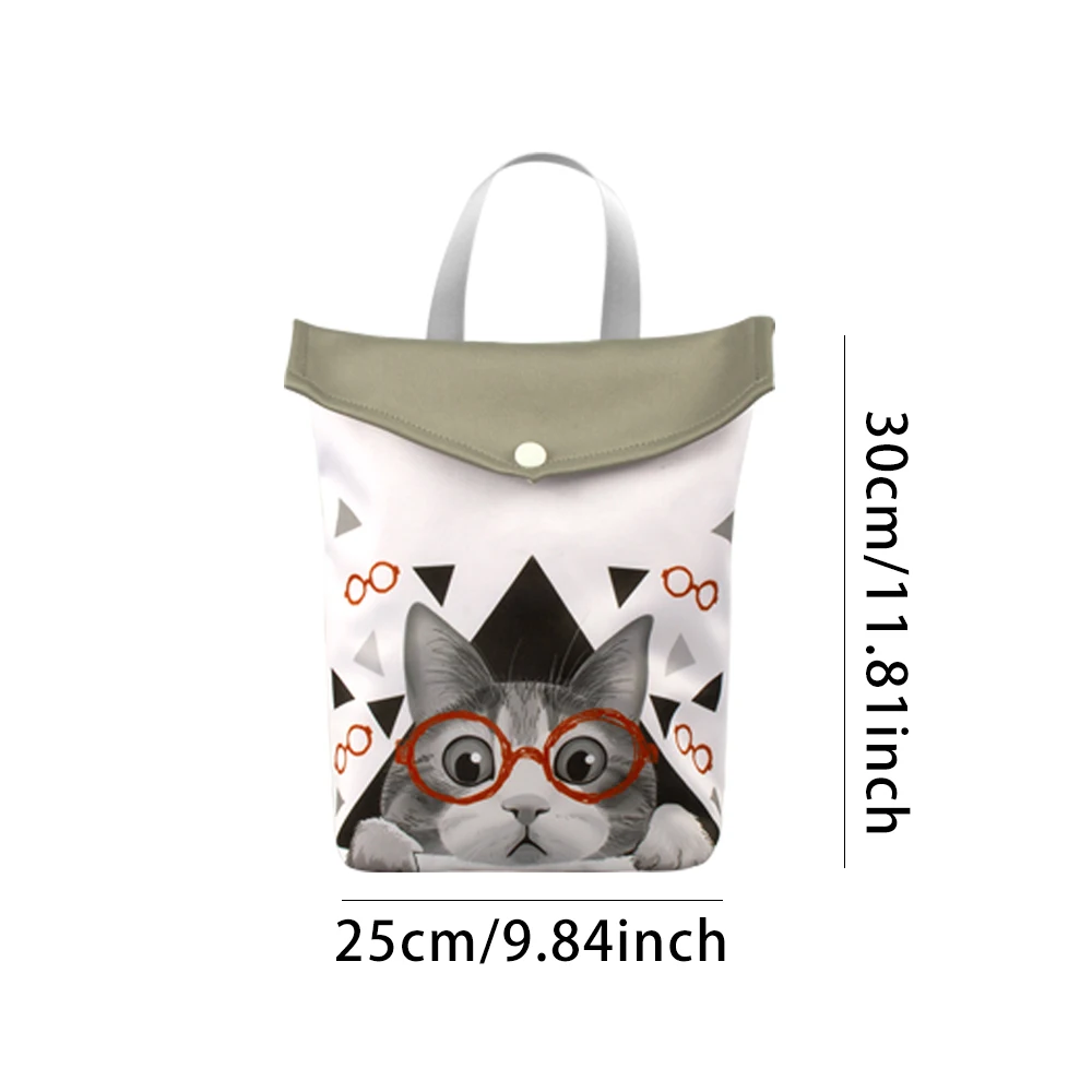 AI2 Multifunction Baby Diaper Bag Cute Cartoon Animal 20*25cm and 25*30cm Mommy Portable Storage Bags New Design Wet Bag thumbnail 3
