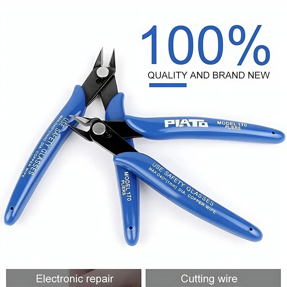 1/5/10/20pcs PLATO 170 Wishful Clamp DIY Electronic Diagonal Pliers Side Cutting Nippers Wire Cutter 3D Printer Parts thumbnail 2