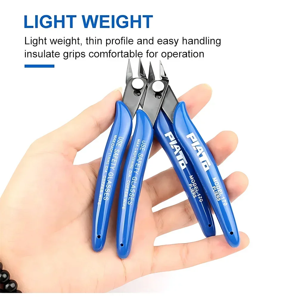 1/5/10/20pcs PLATO 170 Wishful Clamp DIY Electronic Diagonal Pliers Side Cutting Nippers Wire Cutter 3D Printer Parts thumbnail 6