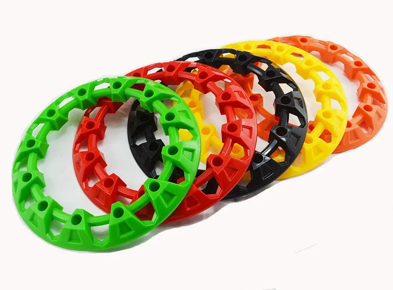 4 Pieces Plastic ATV Rim Hub Protection Fit Tires 145/70-6 Tyre 6 Inches 7'' 8'' 10'' Wheel Trim Cover Decoration Cap thumbnail 3