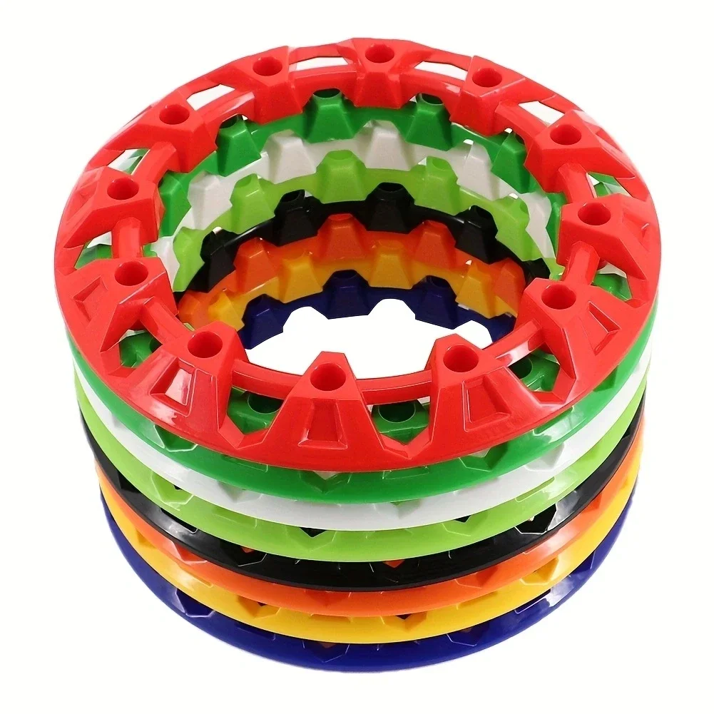 4 Pieces Plastic ATV Rim Hub Protection Fit Tires 145/70-6 Tyre 6 Inches 7'' 8'' 10'' Wheel Trim Cover Decoration Cap thumbnail 5
