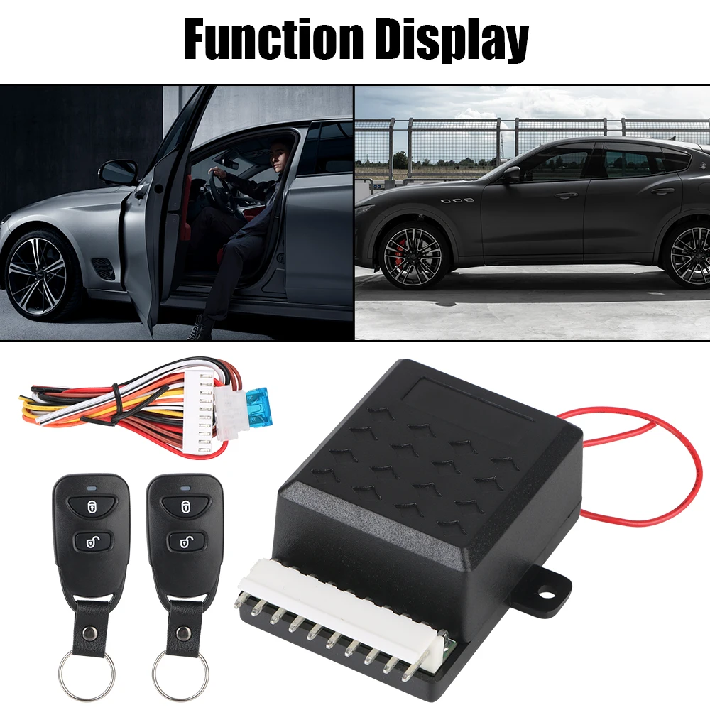Car Remote Central Door Lock Keyless System 12V Auto Remote Central Kit Remote Control Car Door Window Truck Master Lifter thumbnail 4