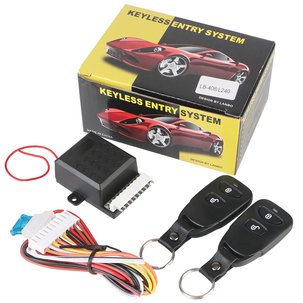 Car Remote Central Door Lock Keyless System 12V Auto Remote Central Kit Remote Control Car Door Window Truck Master Lifter thumbnail 6