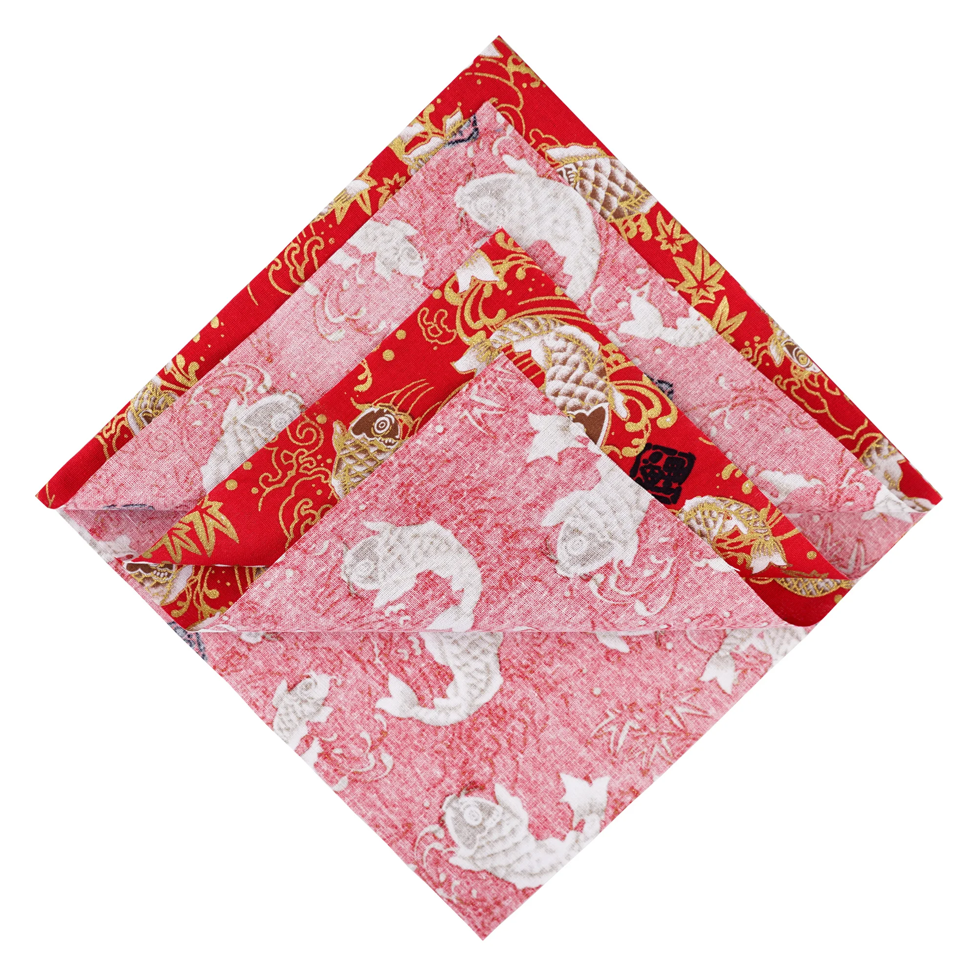5PCS 25 x 25cm/50 x 50cm Squares Cotton Craft Japanese Fabric Cloths for DIY Bundle Patchwork Quilting Sewing Artcraft thumbnail 6