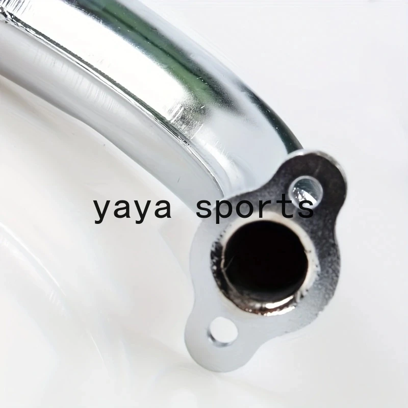 1Pc Half Moon Silencer Muffler Exhaust Black For 49cc 60cc 66cc 80cc 2-Stroke Engine Motor Motorized Bicycle Bike Motorcycles thumbnail 5