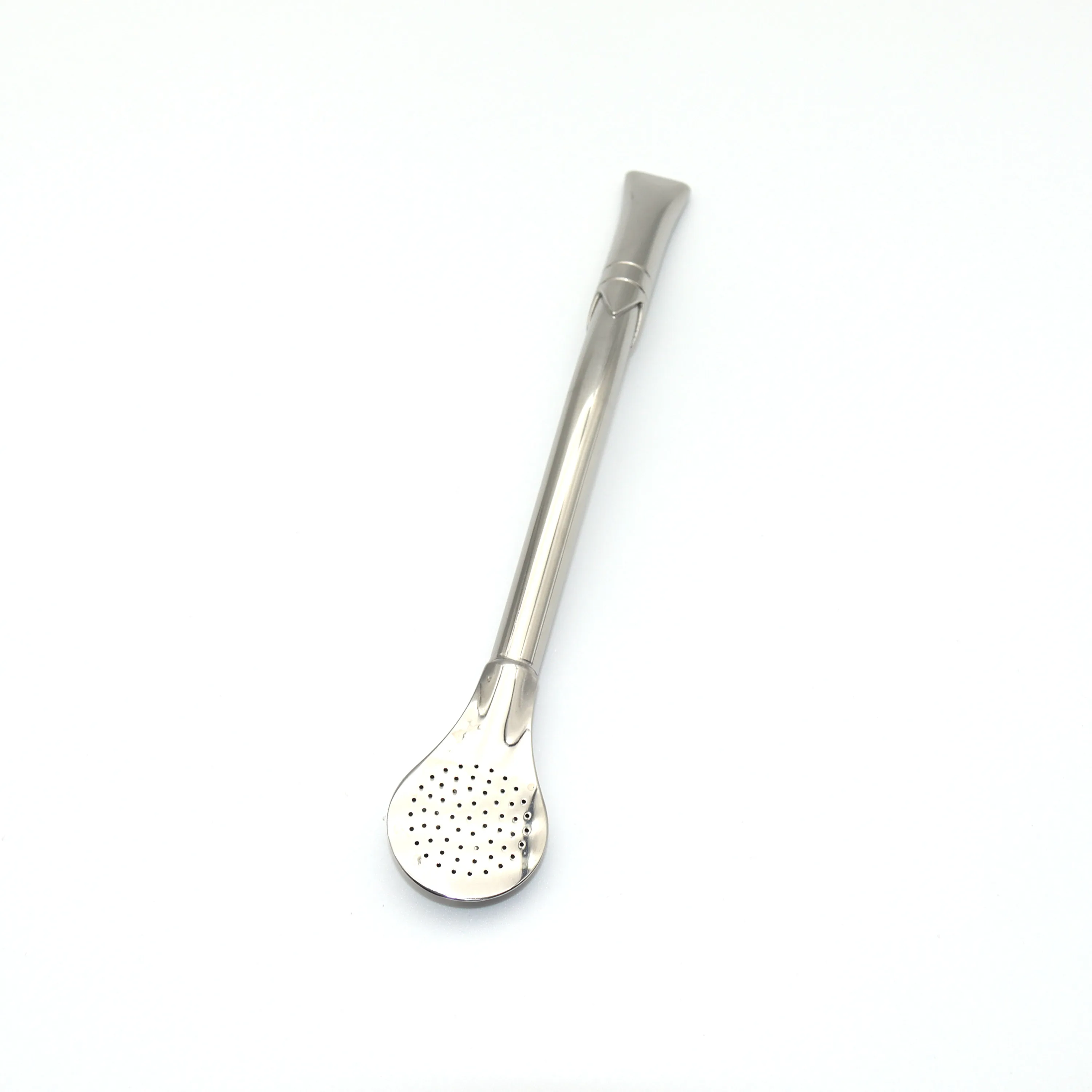 New Stainless Steel 304 Straw Spoon Tea Filter Yerba Mate Bombilla Reusable Coffee Spoons Milk Drinking thumbnail 6