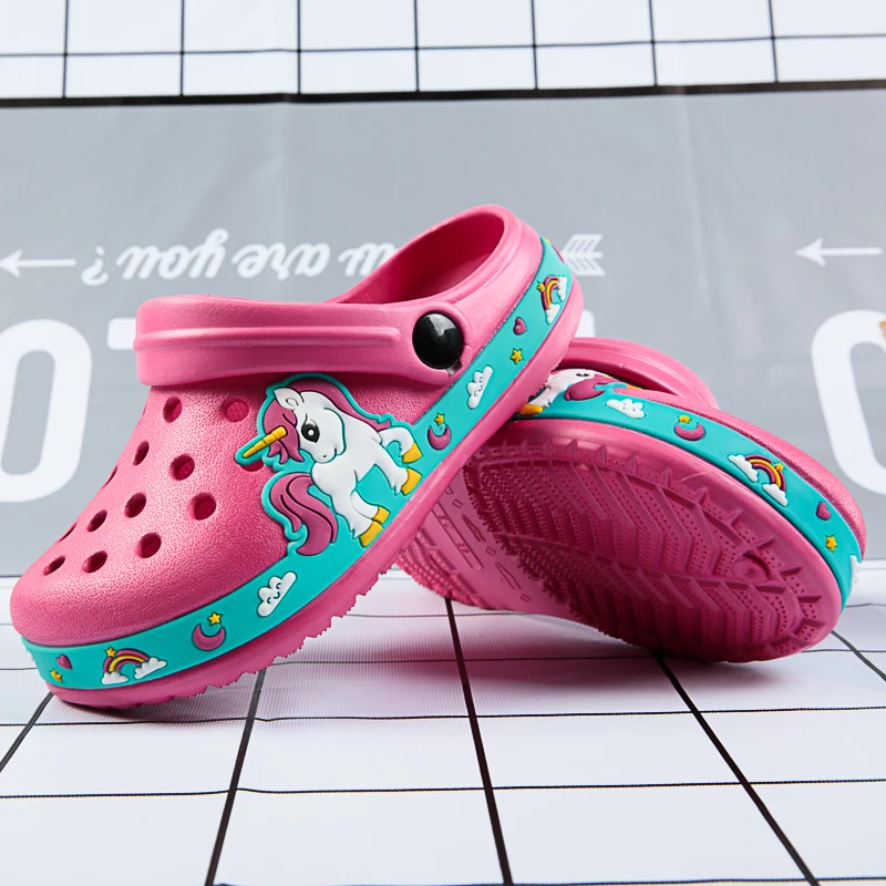 Cute New Animal Baby Boys Slippers Summer Kids Cartoon Sandals Toddler Beach Shoes Girls Cute Slides Children Slippers thumbnail 5