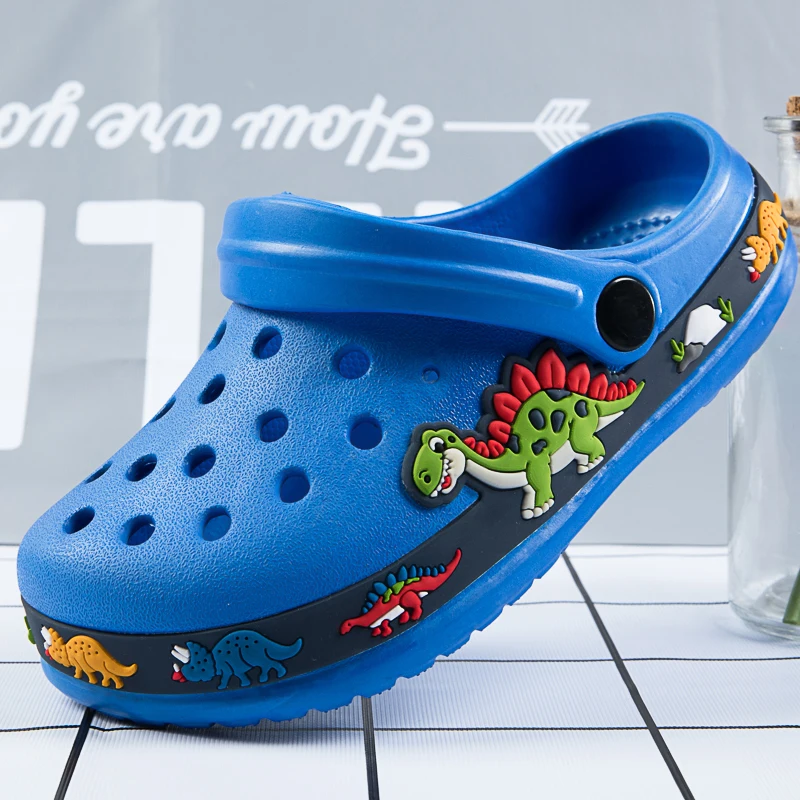 Cute New Animal Baby Boys Slippers Summer Kids Cartoon Sandals Toddler Beach Shoes Girls Cute Slides Children Slippers thumbnail 4