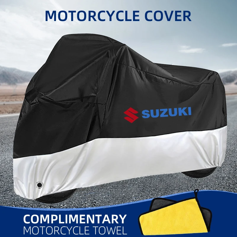 Motorcycle Cover Waterproof Dustproof UV Protective Outdoor Rain Cover for Suzuki GSXR GSX-R 1000 750 600 VSTROM DL250 DL650 thumbnail 5
