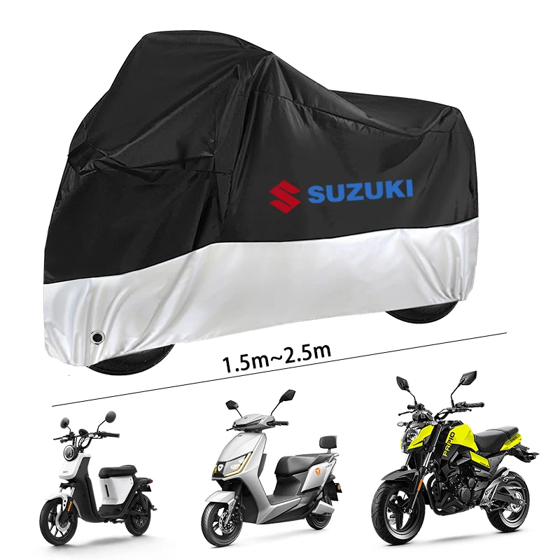 Motorcycle Cover Waterproof Dustproof UV Protective Outdoor Rain Cover for Suzuki GSXR GSX-R 1000 750 600 VSTROM DL250 DL650 thumbnail 3