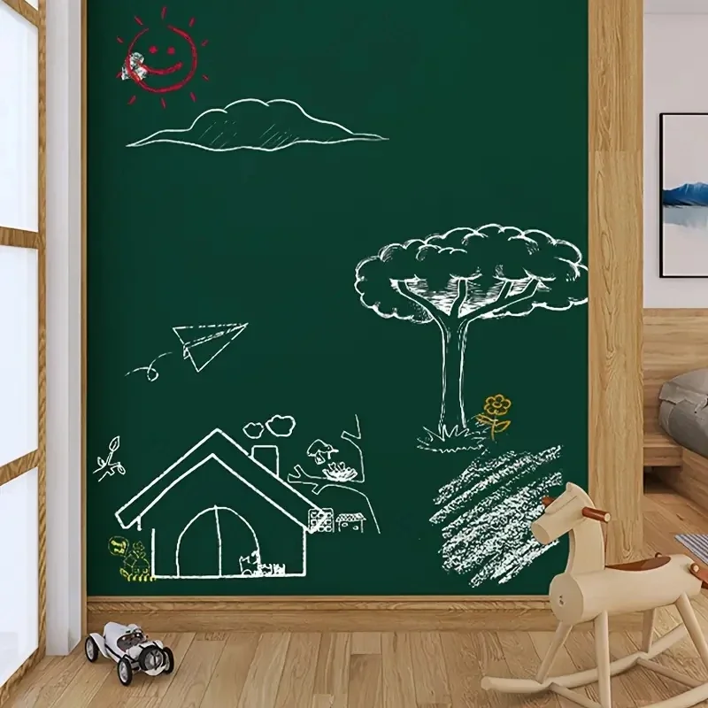 Children's graffiti blackboard stickers, office teaching green boards, wall stickers, and whiteboard stickers thumbnail 2